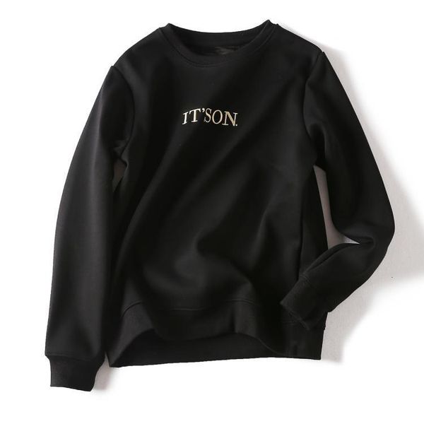 2021 autumn and winter new thick plus veet letters simple warm embroidered sweater women ix8k, Black
2021 autumn and winter new thick plus veet letters simple warm embroidered sweater women ix8k, Black