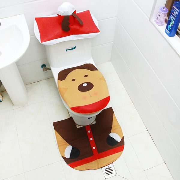 toilet seat covers variety of cover set bathroom mats floor mat water tank three-piece suit christmas decoration
toilet seat covers variety of cover set bathroom mats floor mat water tank three-piece suit christmas decoration