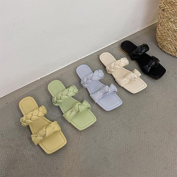 slippers women casual flat summer 2021 fashion square toe weave ladies slides outdoor beach sandals female shoes flip flops, Black
slippers women casual flat summer 2021 fashion square toe weave ladies slides outdoor beach sandals female shoes flip flops, Black