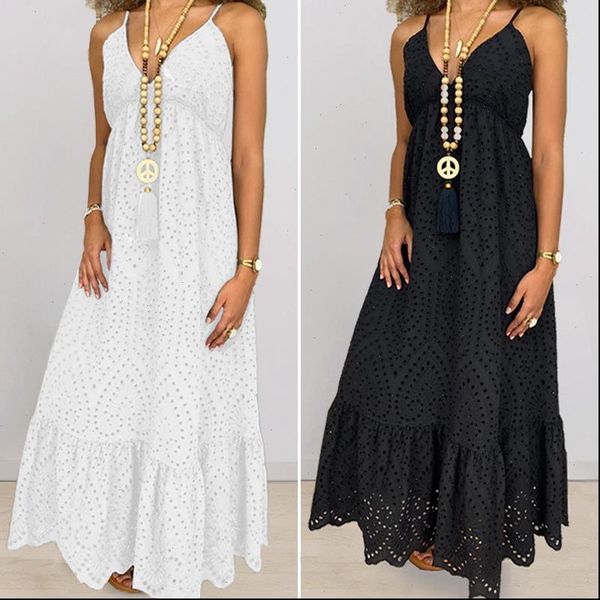 summer sleeveless dress 2021 women v neck solid color long dresses plus size white beach sundress 5xl party vestidos, Black;gray
summer sleeveless dress 2021 women v neck solid color long dresses plus size white beach sundress 5xl party vestidos, Black;gray