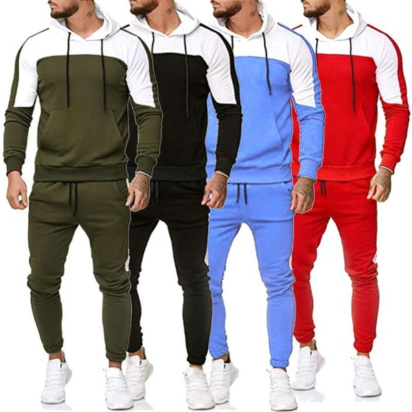 men's tracksuits fashion patchwork casual sets sweatshirt +pants selling man's sports suit plus size tracksuit for male#4, Gray
men's tracksuits fashion patchwork casual sets sweatshirt +pants selling man's sports suit plus size tracksuit for male#4, Gray