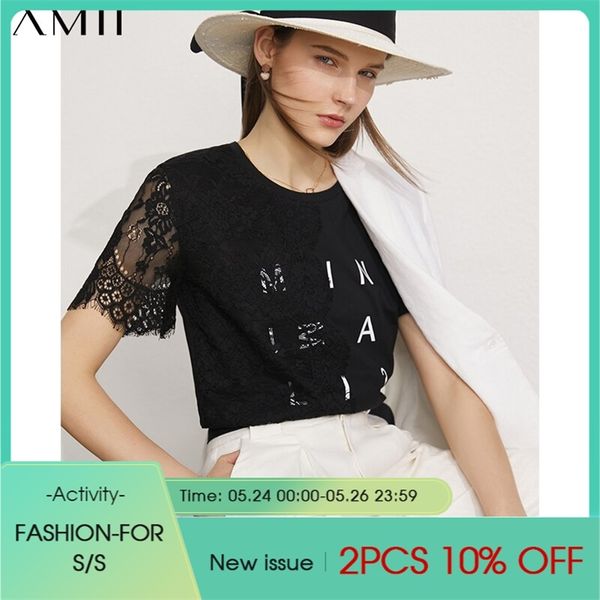 minimalism summer women's tshirt fashion cotton oneck lace patchwork offical lady women 12170149 210527, White
minimalism summer women's tshirt fashion cotton oneck lace patchwork offical lady women 12170149 210527, White