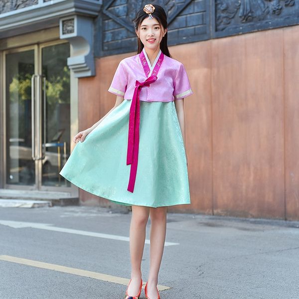women hanbok dress traditional korean fashion clothing summer retro court stage performance clothing ancient costumes 10726, Red
women hanbok dress traditional korean fashion clothing summer retro court stage performance clothing ancient costumes 10726, Red