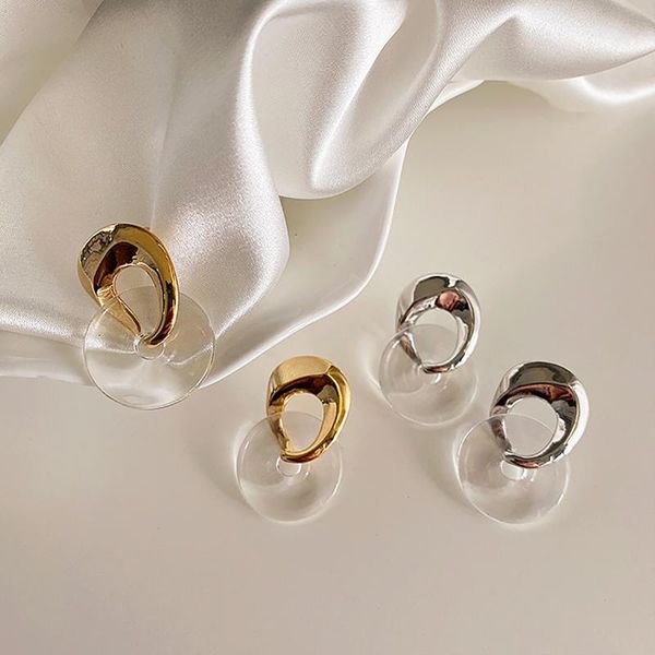 hoop & huggie aensoa 2021 korea transparent circle acrylic resin earring minimalism clear geometric for women party travel jewelry, Golden;silver
hoop & huggie aensoa 2021 korea transparent circle acrylic resin earring minimalism clear geometric for women party travel jewelry, Golden;silver