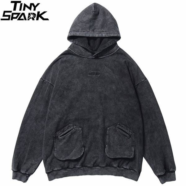 men oversize hoodie sweatshirt hip hop autumn harajuku streetwear washed hoodies pullover pockets cotton loose street wear 201127, Black
men oversize hoodie sweatshirt hip hop autumn harajuku streetwear washed hoodies pullover pockets cotton loose street wear 201127, Black