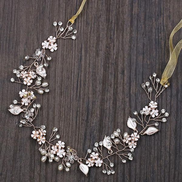 hair clips & barrettes enamel crystal flower bride tiara women jewelry vine pearl wedding headband handmade bridal accessories, Golden;silver
hair clips & barrettes enamel crystal flower bride tiara women jewelry vine pearl wedding headband handmade bridal accessories, Golden;silver