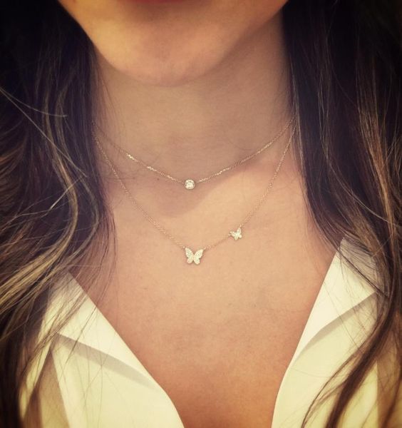 chokers wholesale tiny link chain with cute cz paved butterfly charm pendant necklace for women lady wedding animals jewelry, Golden;silver
chokers wholesale tiny link chain with cute cz paved butterfly charm pendant necklace for women lady wedding animals jewelry, Golden;silver