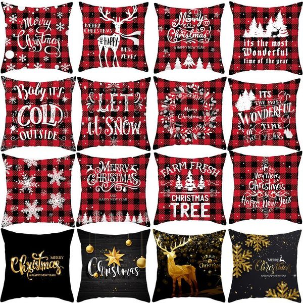 cushion/decorative pillow 1pc christmas cushion cover tree snowflake elk pattern for xmas living sofa home decor pillowcase 45*45cm
cushion/decorative pillow 1pc christmas cushion cover tree snowflake elk pattern for xmas living sofa home decor pillowcase 45*45cm