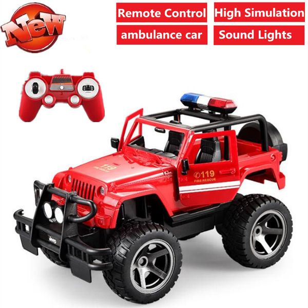 high simulation 2.4g 4wd remote control ambulance truck vehicle fire truck city rescue vehicle with simulation sound light toys
high simulation 2.4g 4wd remote control ambulance truck vehicle fire truck city rescue vehicle with simulation sound light toys
