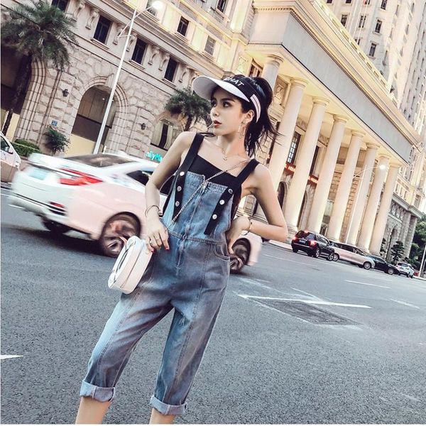 women's jumpsuits & rompers denim dungarees women holiday sling bodysuit summer straps harem jumpsuit hong kong vintage jeans overalls, Black;white
women's jumpsuits & rompers denim dungarees women holiday sling bodysuit summer straps harem jumpsuit hong kong vintage jeans overalls, Black;white