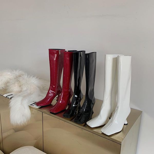 boots square toe women knee high red/black/white fashion knight sock booties winter party pumps thin heels dress shoes 39
boots square toe women knee high red/black/white fashion knight sock booties winter party pumps thin heels dress shoes 39