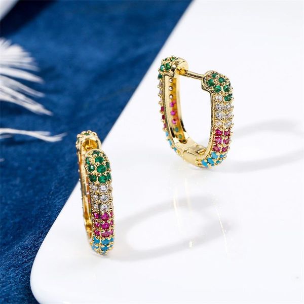 hoop & huggie fashion simple geometric copper metal gold color cubic zirconia cz earrings for women party jewelry, Golden;silver
hoop & huggie fashion simple geometric copper metal gold color cubic zirconia cz earrings for women party jewelry, Golden;silver