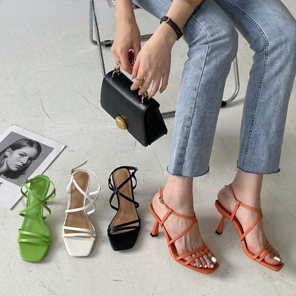 dress shoes fashion narrow band gladiator women sandals thin high heel pumps cross strap summer outdoor open toe slides, Black
dress shoes fashion narrow band gladiator women sandals thin high heel pumps cross strap summer outdoor open toe slides, Black