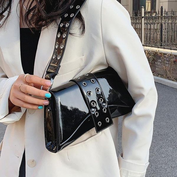 cross body trend personality patent leather rivet armpit bag shoulder female 2021 fashion texture foreign air net red handbag tide
cross body trend personality patent leather rivet armpit bag shoulder female 2021 fashion texture foreign air net red handbag tide