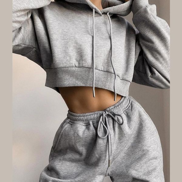 women's two piece pants women sweatsuit sets 2 outfits autumn oversized hoodies crop and sweatpants jogger tracksuits loose trousers, White
women's two piece pants women sweatsuit sets 2 outfits autumn oversized hoodies crop and sweatpants jogger tracksuits loose trousers, White