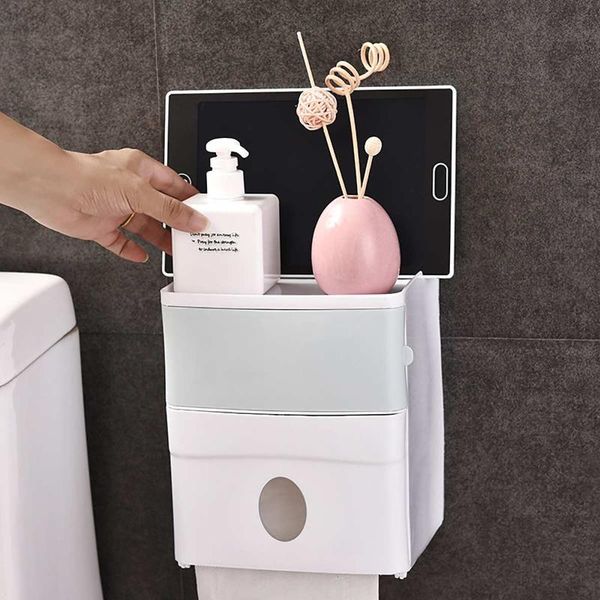 toilet paper holders wall mount holder multi-function waterproof storage box tray roll for wc stand case bathroom accessories
toilet paper holders wall mount holder multi-function waterproof storage box tray roll for wc stand case bathroom accessories