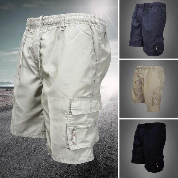 men's shorts casual summer men solid color multi-pockets drawstring baggy cargo pants 2021, White;black
men's shorts casual summer men solid color multi-pockets drawstring baggy cargo pants 2021, White;black