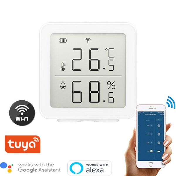 smart home control tuya life app wifi temperature and humidity sensor indoor hygrometer thermometer detector support for alexa google
smart home control tuya life app wifi temperature and humidity sensor indoor hygrometer thermometer detector support for alexa google