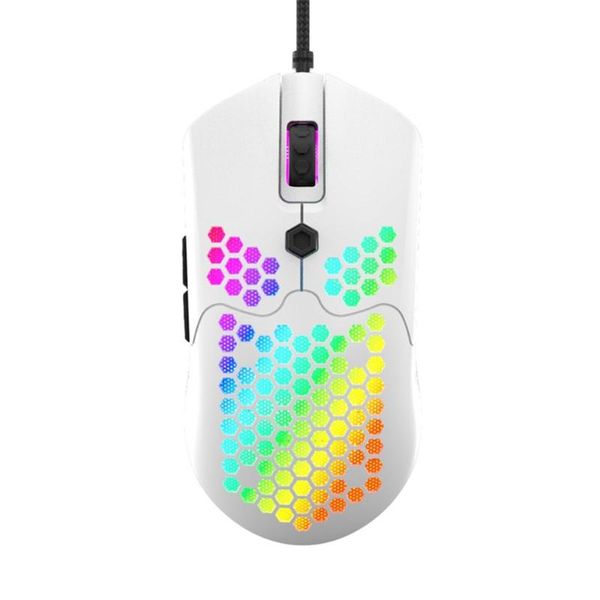 m5 hollow-out honeycomb shell gaming mouse colorful rgb backlit light wired mice with 7 buttons for game lovers
m5 hollow-out honeycomb shell gaming mouse colorful rgb backlit light wired mice with 7 buttons for game lovers