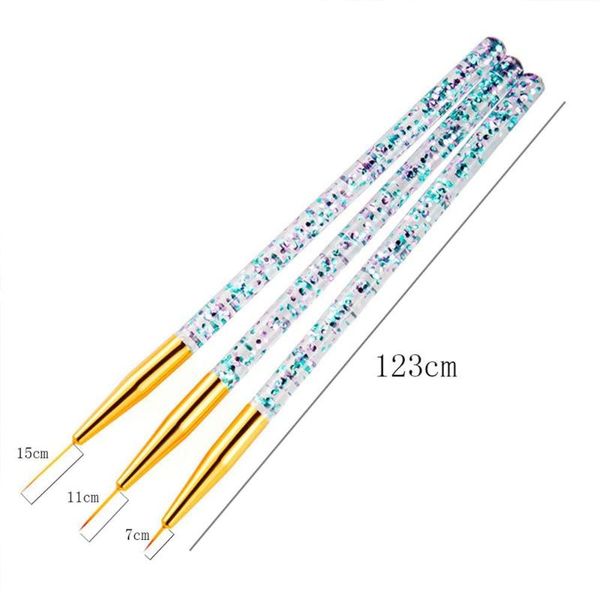 nail brushes 3pcs acrylic french stripe art liner brush set 3d tips manicure ultra-thin line drawing pen uv gel painting tools, Yellow
nail brushes 3pcs acrylic french stripe art liner brush set 3d tips manicure ultra-thin line drawing pen uv gel painting tools, Yellow