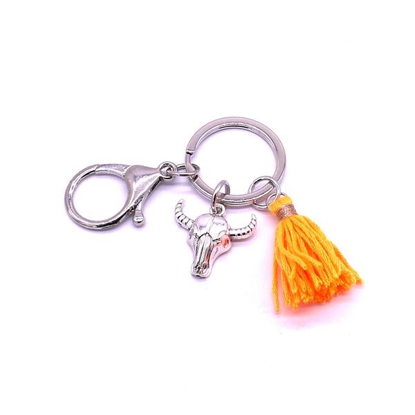 keychains keychain jewelry alloy bull head tassel lady bohemia simple and beautiful bag buckle pendant gift, Silver
keychains keychain jewelry alloy bull head tassel lady bohemia simple and beautiful bag buckle pendant gift, Silver