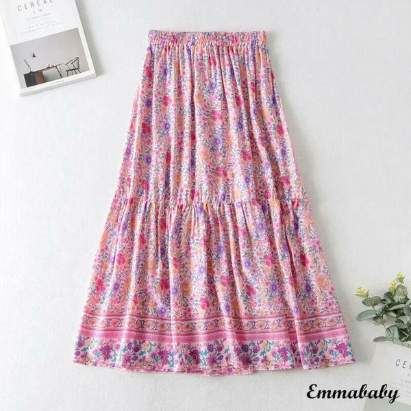 skirts fashion women boho skirt beach long summer a-line floral pring loose casual holiday, Black
skirts fashion women boho skirt beach long summer a-line floral pring loose casual holiday, Black