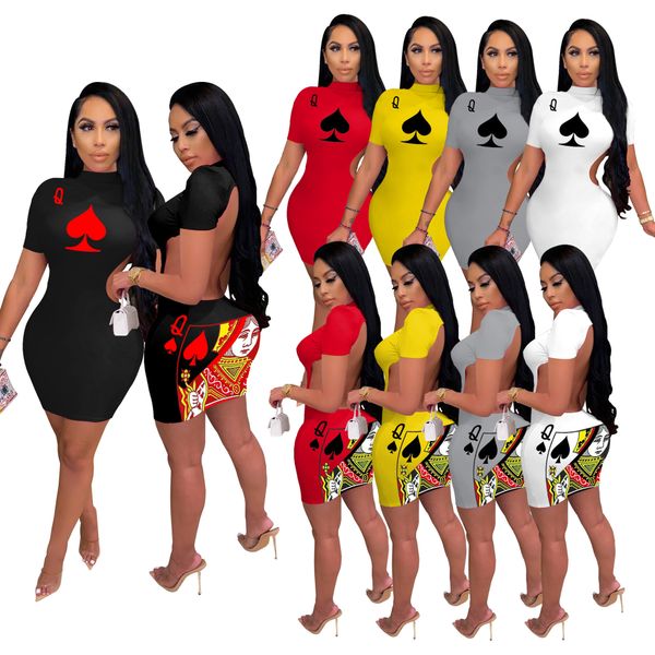 5 colors womens fashion print short sleeve dresses 2021high collar short back hollow skirt tight high waisted short dress summer style, Gray
5 colors womens fashion print short sleeve dresses 2021high collar short back hollow skirt tight high waisted short dress summer style, Gray