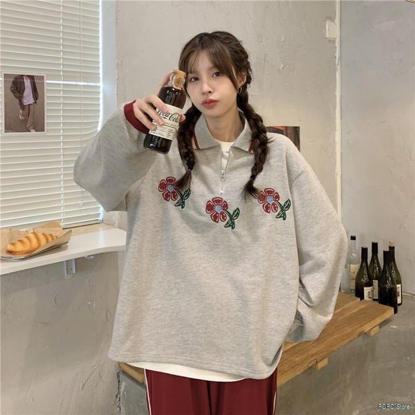 women's hoodies & sweatshirts 2021 vintage turndown collar oversized sweatshirt with print oversize korean harajuku loose female plus s, Black
women's hoodies & sweatshirts 2021 vintage turndown collar oversized sweatshirt with print oversize korean harajuku loose female plus s, Black