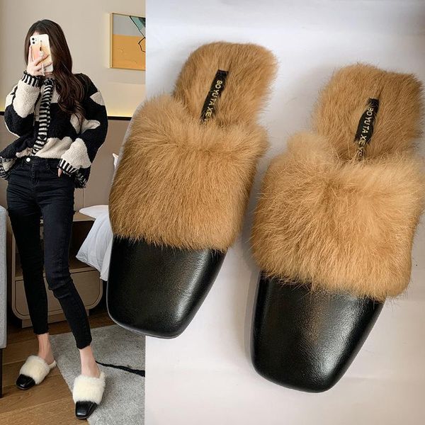 sandals low woman leather shoes lady 2021 block heels low-heeled chunky girls fur fashion closed rome rubber autumn slipper, Black
sandals low woman leather shoes lady 2021 block heels low-heeled chunky girls fur fashion closed rome rubber autumn slipper, Black