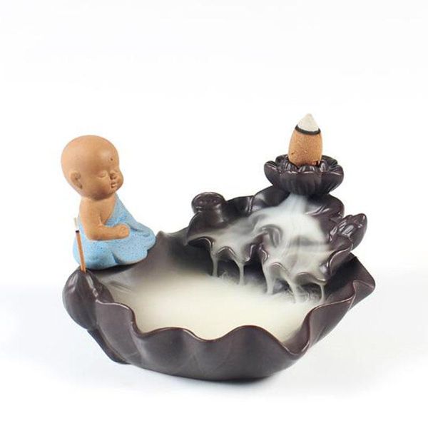 sachet bags creative monk lotus backflow incense burner holder home decor ceramic art office ornaments house supply
sachet bags creative monk lotus backflow incense burner holder home decor ceramic art office ornaments house supply