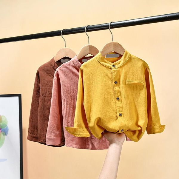 children shirt spring summer 2021 boys shirts long sleeve kids clothing baby boy casual shirt solid cotton linen toddlers, White;black
children shirt spring summer 2021 boys shirts long sleeve kids clothing baby boy casual shirt solid cotton linen toddlers, White;black