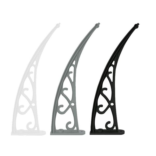 shade door window eaves awning bracket white grey black color reinforced plastic for rainproof sun accessory
shade door window eaves awning bracket white grey black color reinforced plastic for rainproof sun accessory