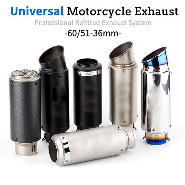 motorcycle exhaust system 51mm/60mm pipe with db killer muffler carbon fiber gp-project
motorcycle exhaust system 51mm/60mm pipe with db killer muffler carbon fiber gp-project