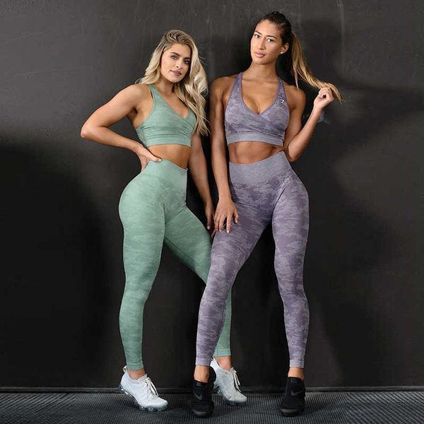yoga sets 2-piece for camouflage push up bh + leggings fitness suit design exit training sports clothing womencake, Gray
yoga sets 2-piece for camouflage push up bh + leggings fitness suit design exit training sports clothing womencake, Gray