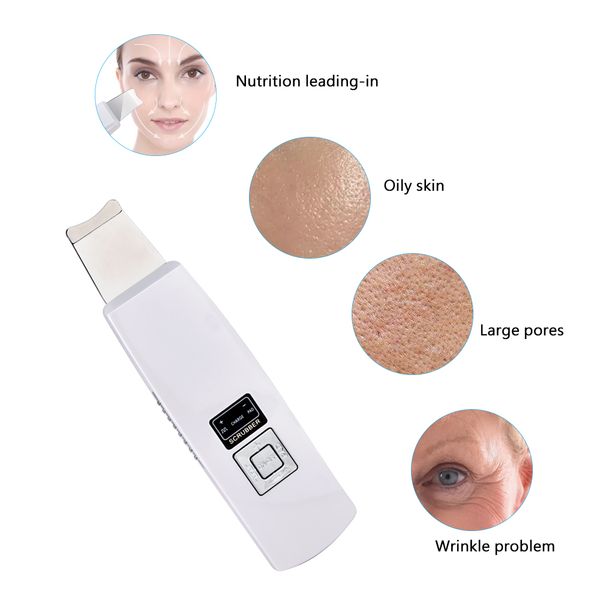 ultrasonic skin scrubber deep skin cleansing with peeling face dirt blackhead reduce wrinkles and spots facial whitening lifting 
ultrasonic skin scrubber deep skin cleansing with peeling face dirt blackhead reduce wrinkles and spots facial whitening lifting
