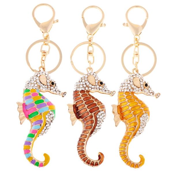 keychains lucky hippocampus crystal novelty keychain bag pendant car key ring fashion jewelry, Silver
keychains lucky hippocampus crystal novelty keychain bag pendant car key ring fashion jewelry, Silver