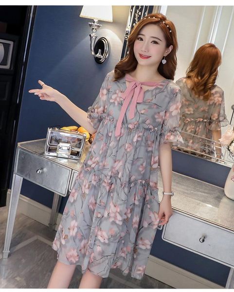 maternity dresses explosion wear summer korean fashion printing department bandwidth thin dress, White
maternity dresses explosion wear summer korean fashion printing department bandwidth thin dress, White