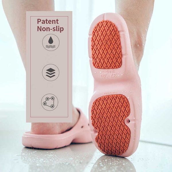 youdiao non-slip slippers for pregnant women elderly bathroom slipper man indoor shoes leaking summer slide eva sole waterfproof 210619, Black
youdiao non-slip slippers for pregnant women elderly bathroom slipper man indoor shoes leaking summer slide eva sole waterfproof 210619, Black