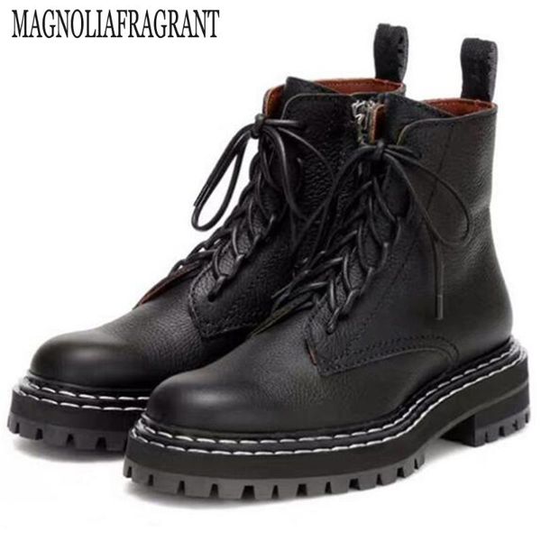 boots autumn shoes women ankle british style platform ladies short casual combat motorcycle botas de mujer a180, Black
boots autumn shoes women ankle british style platform ladies short casual combat motorcycle botas de mujer a180, Black