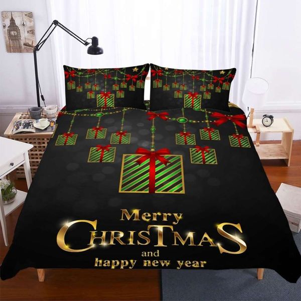merry christmas black bedding wrapped gift box soft skin-friendly duvet cover pillow case home room decoration comforter shell
merry christmas black bedding wrapped gift box soft skin-friendly duvet cover pillow case home room decoration comforter shell