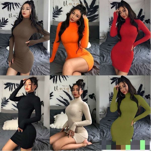 fashion women bodycon dress autumn long sleeve dresses ladies high collar casual dress fall female dresses 011, Black;gray
fashion women bodycon dress autumn long sleeve dresses ladies high collar casual dress fall female dresses 011, Black;gray