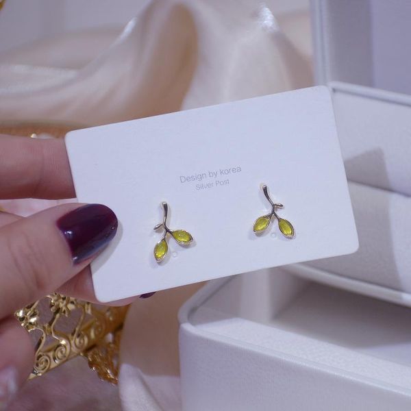 stud s925 silver needle small and exquisite leaf earrings fresh cute everyday girl niche ladies ornaments gifts, Golden;silver
stud s925 silver needle small and exquisite leaf earrings fresh cute everyday girl niche ladies ornaments gifts, Golden;silver