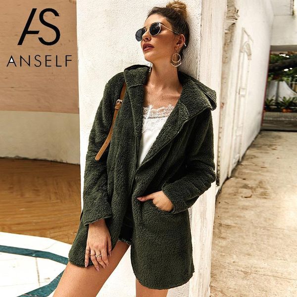 women's jackets korean fashion teddy jacket women fluffy coat hooded long thin pocket sleeve flocking cardigan female tunics, Black;brown
women's jackets korean fashion teddy jacket women fluffy coat hooded long thin pocket sleeve flocking cardigan female tunics, Black;brown