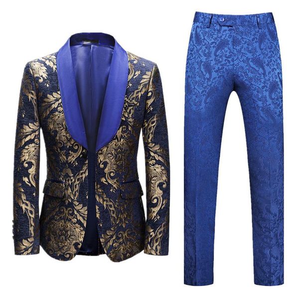 men's suits & blazers 2021-10 classic business wedding banquet dress suit fashion men jacquard and pants slim fit tuxedo, White;black
men's suits & blazers 2021-10 classic business wedding banquet dress suit fashion men jacquard and pants slim fit tuxedo, White;black