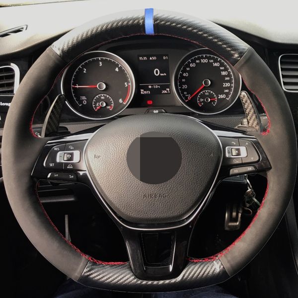 car steering wheel cover black carbon fiber suede for volkswagen vw golf 7 mk7 new polo jetta passat b8 tiguan
car steering wheel cover black carbon fiber suede for volkswagen vw golf 7 mk7 new polo jetta passat b8 tiguan