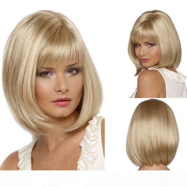 european and american bobo wig female short straight hair light gold fashion european and american african wig headgear, Black;brown
european and american bobo wig female short straight hair light gold fashion european and american african wig headgear, Black;brown