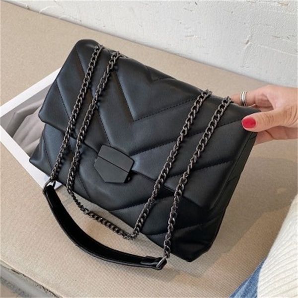 fashion women lattice pattern handbag pu leather crossbody chain bag casual flap purse large capacity envelope totes c0225
fashion women lattice pattern handbag pu leather crossbody chain bag casual flap purse large capacity envelope totes c0225