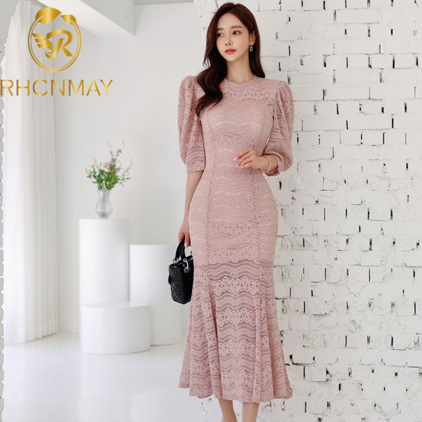 new 2021 summer elegant hollow out pink lace long formal party dress half sleeve o neck slim trumpet mermaid dressswimwear bathing suits swi, Black;gray
new 2021 summer elegant hollow out pink lace long formal party dress half sleeve o neck slim trumpet mermaid dressswimwear bathing suits swi, Black;gray
