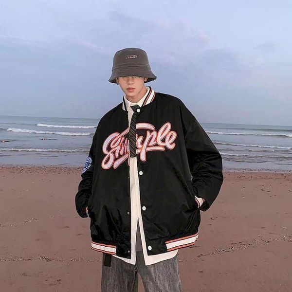 men's jackets men jacket autumn cool baseball uniform western preppy style stand-up collar coat loose motorcycle pilot trainer, Black;brown
men's jackets men jacket autumn cool baseball uniform western preppy style stand-up collar coat loose motorcycle pilot trainer, Black;brown