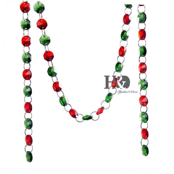 decorative objects & figurines red green bead chain 215cm crystal diy iridescent garland 14mm strand octagonal home window party wedding dec
decorative objects & figurines red green bead chain 215cm crystal diy iridescent garland 14mm strand octagonal home window party wedding dec